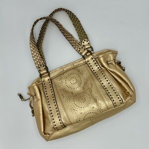 Fossil Gold Leather Purse 75082